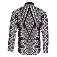 Aotearoa Tukutuku and Poutama Motif Classic Family Matching Tank Maxi Dress and Hawaiian Shirt LT03 - Polynesian Pride