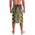 Yellow Aotearoa Tukutuku and Poutama Motif Lavalava