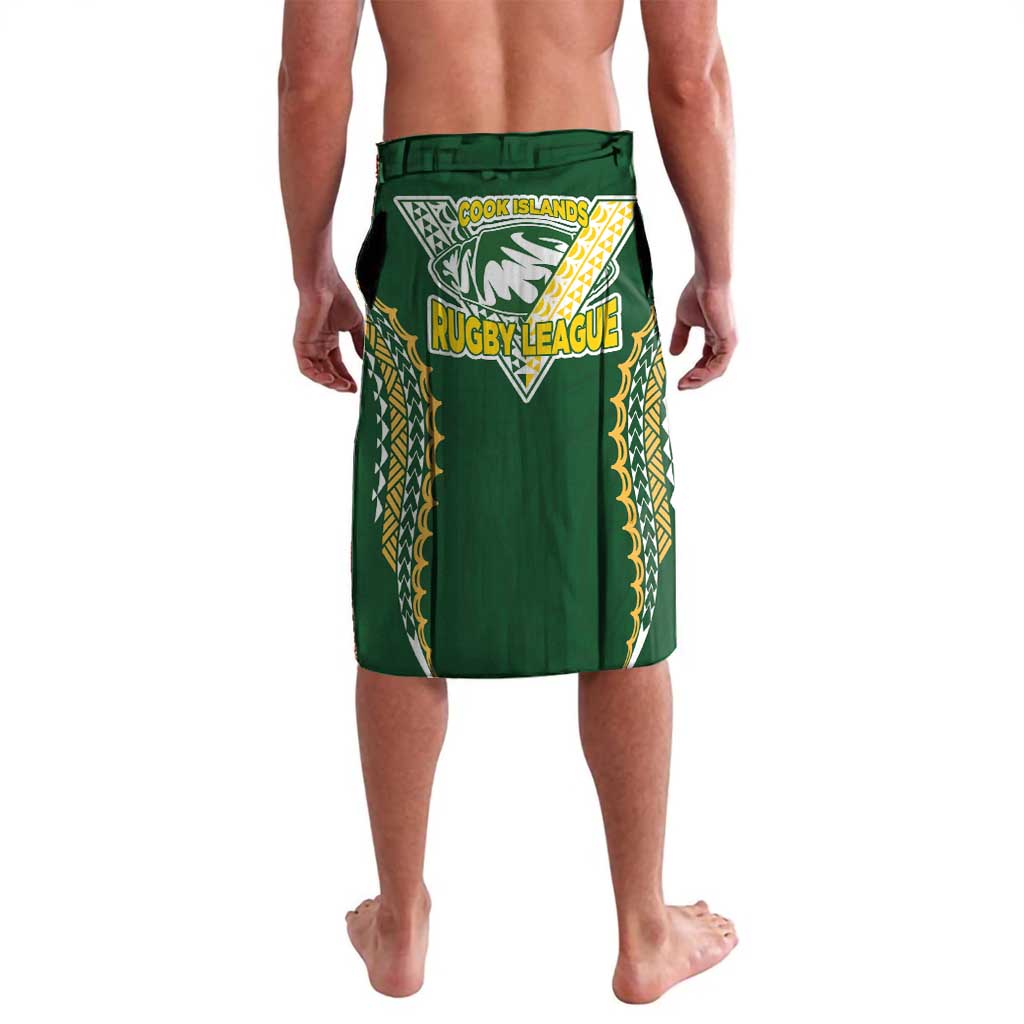 Custom Cook Islands Rugby League Lavalava Tatau Tribal Pattern-Special Edition Green Color