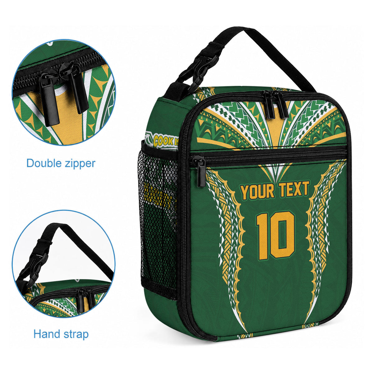 Custom Cook Islands Rugby League Lunch Bag