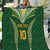 Custom Cook Islands Rugby League Quilt Tatau Tribal Pattern-Special Edition Green Color