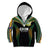 Custom Cook Islands Rugby League Kid Hoodie Tatau Tribal Pattern-Special Edition Black Color