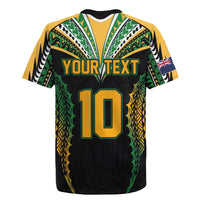 Custom Cook Islands Rugby League Rugby Jersey Tatau Tribal Pattern-Special Edition Black Color