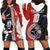 Custom Tonga and New Zealand Rugby Hoodie Dress Maori Mix Ngatu Pattern