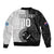 Custom Fiji and New Zealand Rugby Bomber Jacket Tapa Mix Maori Pattern