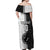 Custom Fiji and New Zealand Rugby Off Shoulder Maxi Dress Tapa Mix Maori Pattern