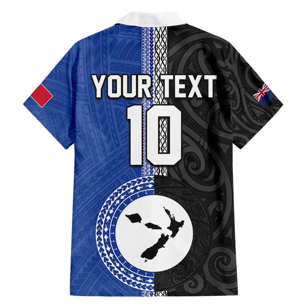 Custom Samoa and New Zealand Rugby Hawaiian Shirt Teuila Samoan and Maori Warrior LT03 - Polynesian Pride
