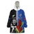 Custom Samoa and New Zealand Rugby Wearable Blanket Hoodie Teuila Samoan and Maori Warrior