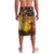 Personalized Australia and Papua New Guinea Together Lavalava Kangaroo Aboriginal Art and Bird-of-paradise Oro Tribal Motifs - Polynesian Pride