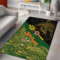 Chimpu Province Papua New Guinea Area Rug Bird-of-paradise Art Tattoo and Melanesian Motifs LT03 - Polynesian Pride