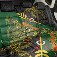 Chimpu Province Papua New Guinea Back Car Seat Cover Bird-of-paradise Art Tattoo and Melanesian Motifs LT03 - Polynesian Pride