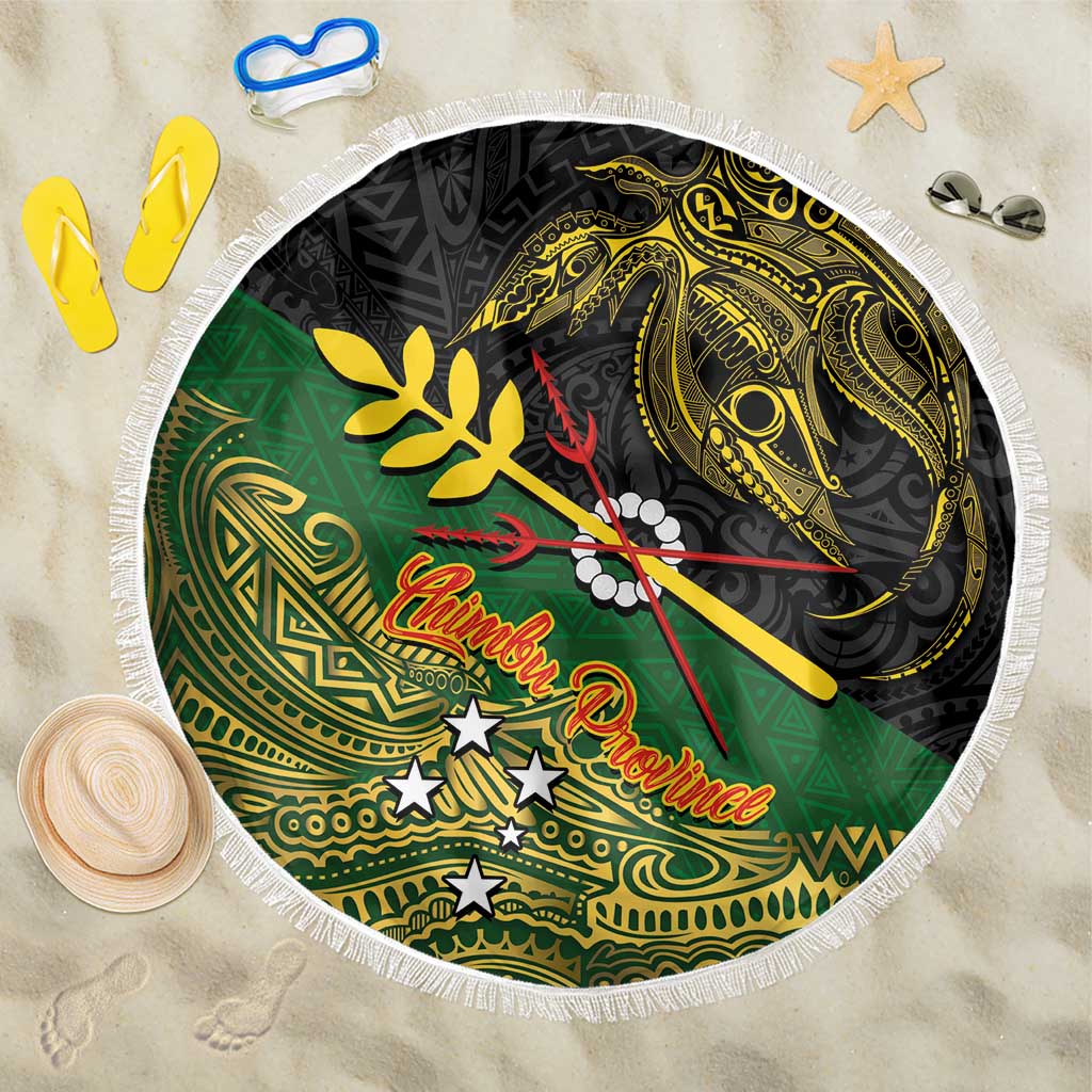 Chimpu Province Papua New Guinea Beach Blanket Bird-of-paradise Art Tattoo and Melanesian Motifs - Polynesian Pride