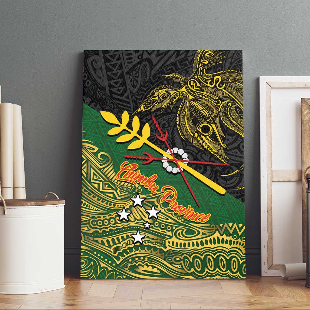 Chimpu Province Papua New Guinea Canvas Wall Art Bird-of-paradise Art Tattoo and Melanesian Motifs - Polynesian Pride