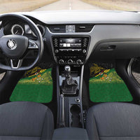 Personalized Chimpu Province Papua New Guinea Car Mats Bird-of-paradise Art Tattoo and Melanesian Motifs - Polynesian Pride