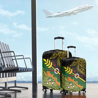 Chimpu Province Papua New Guinea Luggage Cover Bird-of-paradise Art Tattoo and Melanesian Motifs LT03 - Polynesian Pride