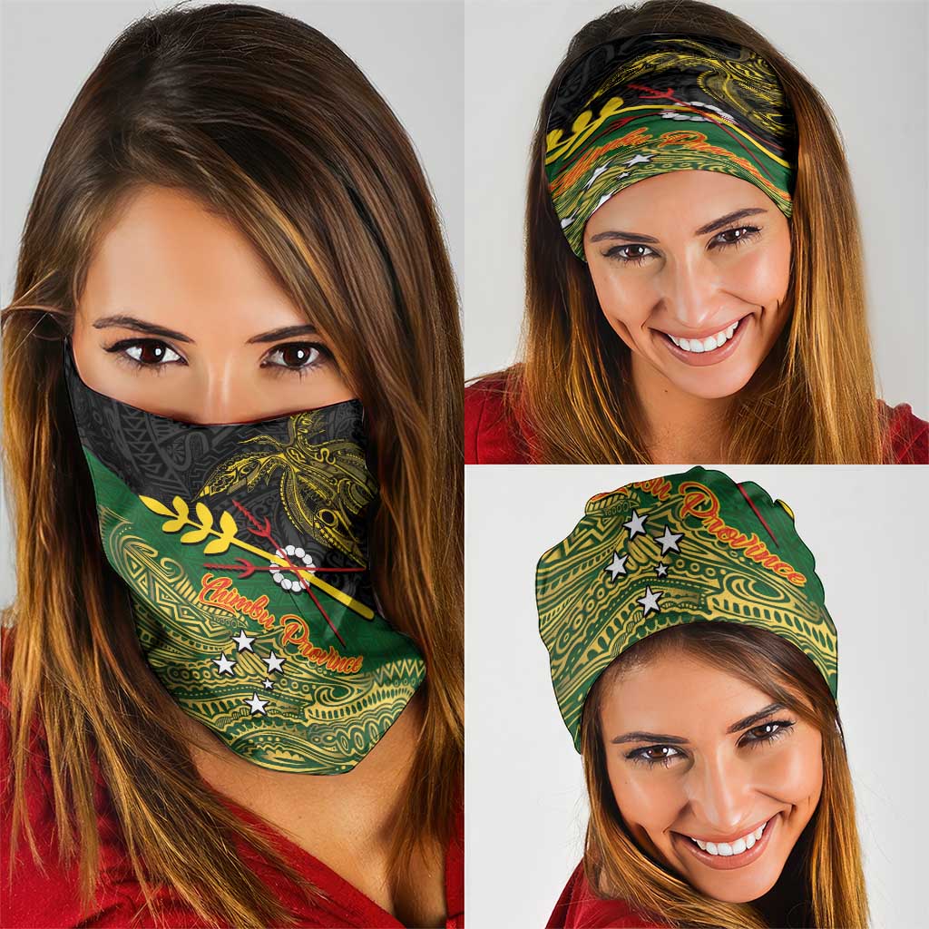 Chimpu Province Papua New Guinea Neck Gaiter Bird-of-paradise Art Tattoo and Melanesian Motifs - Polynesian Pride