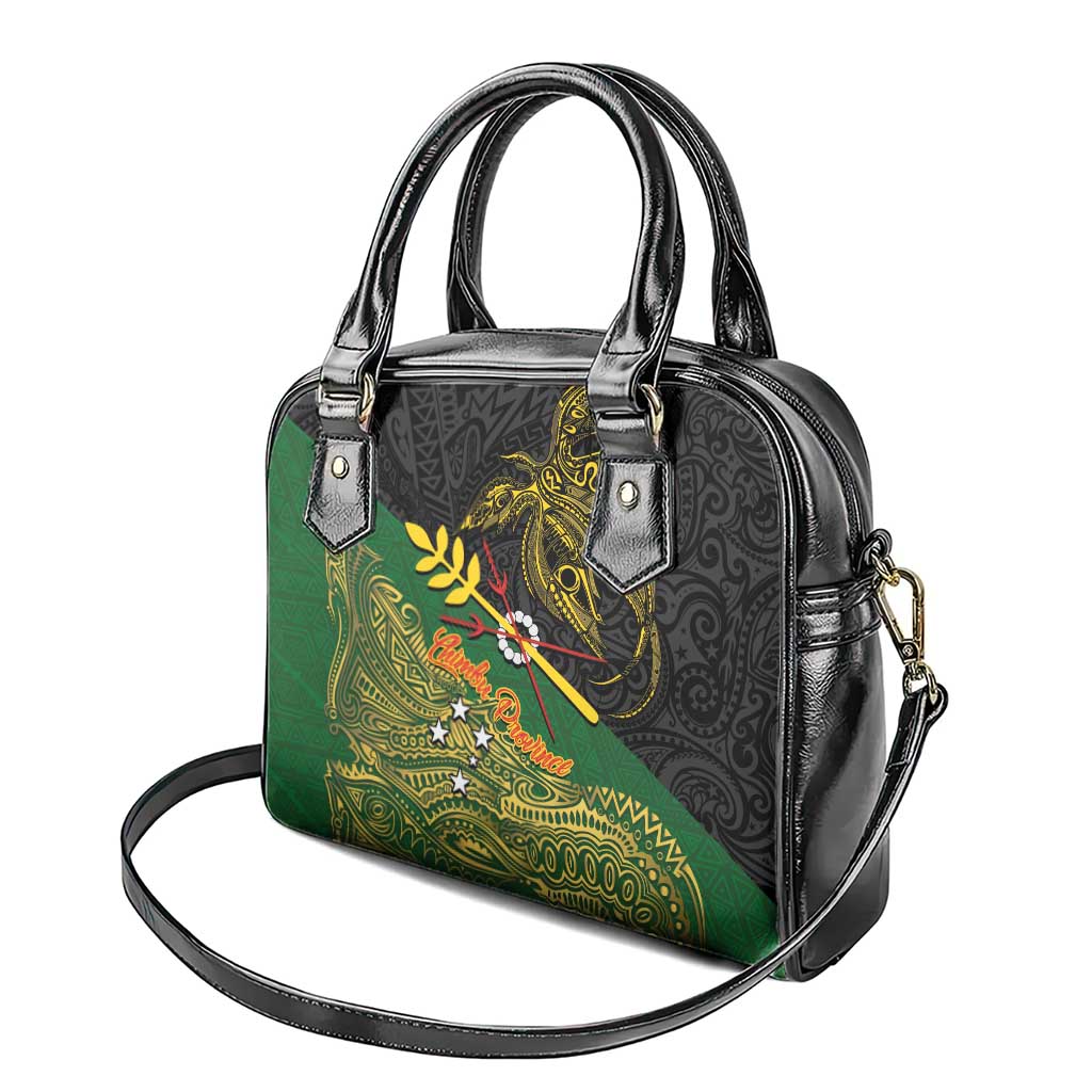 Chimpu Province Papua New Guinea Shoulder Handbag Bird-of-paradise Art Tattoo and Melanesian Motifs LT03 - Polynesian Pride
