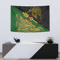 Chimpu Province Papua New Guinea Tapestry Bird-of-paradise Art Tattoo and Melanesian Motifs - Polynesian Pride