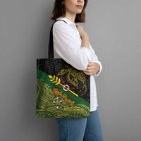 Chimpu Province Papua New Guinea Tote Bag Bird-of-paradise Art Tattoo and Melanesian Motifs LT03 - Polynesian Pride