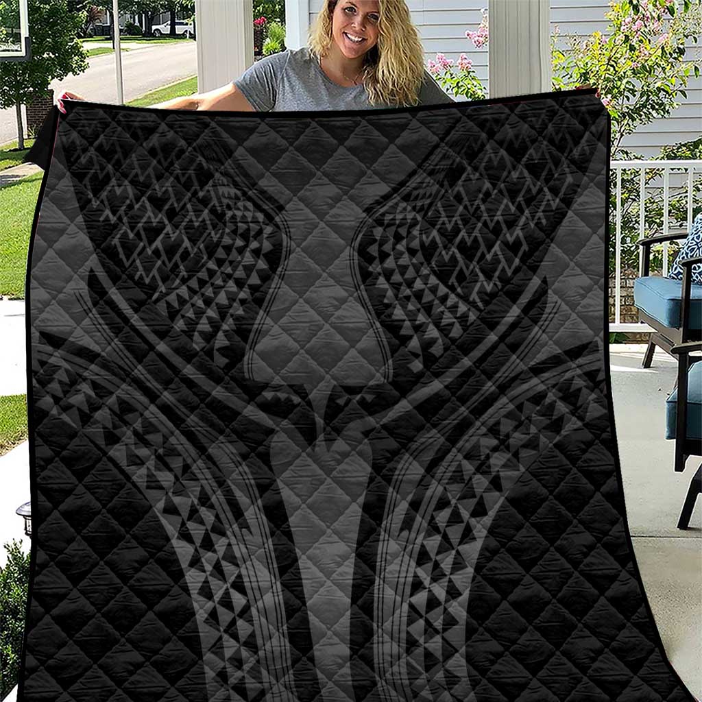 Hawaiian Kakau Art Tattoos Aquaman Style Quilt Special Edition - Polynesian Pride