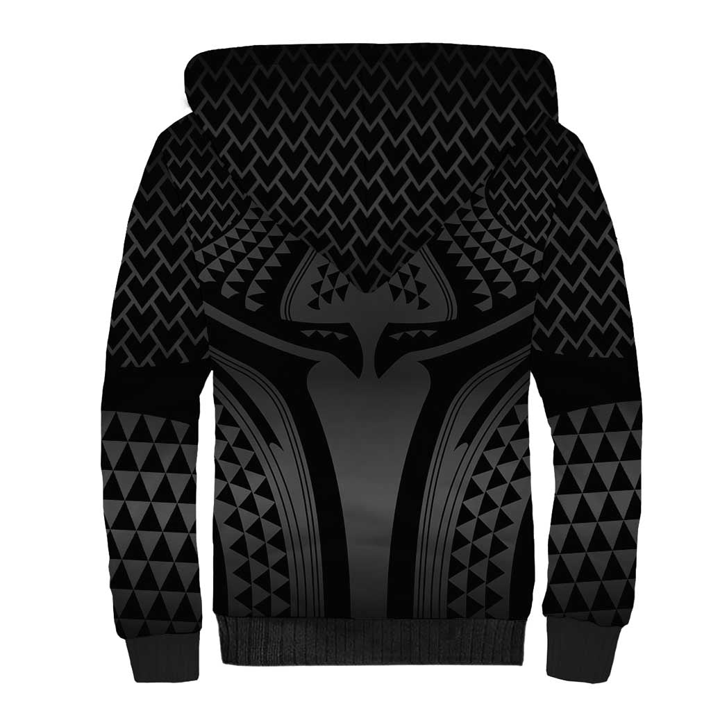 Hawaiian Kakau Art Tattoos Aquaman Style Sherpa Hoodie Special Edition - Polynesian Pride