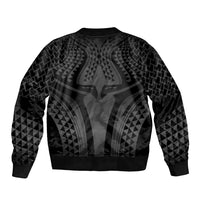 Hawaiian Kakau Art Tattoos Aquaman Style Sleeve Zip Bomber Jacket Special Edition - Polynesian Pride