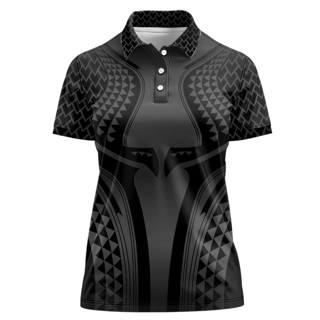 Hawaiian Kakau Art Tattoos Aquaman Style Women Polo Shirt Special Edition - Polynesian Pride
