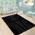 Hawaiian Kakau Art Tattoos Aquaman Style Area Rug Black Version - Polynesian Pride