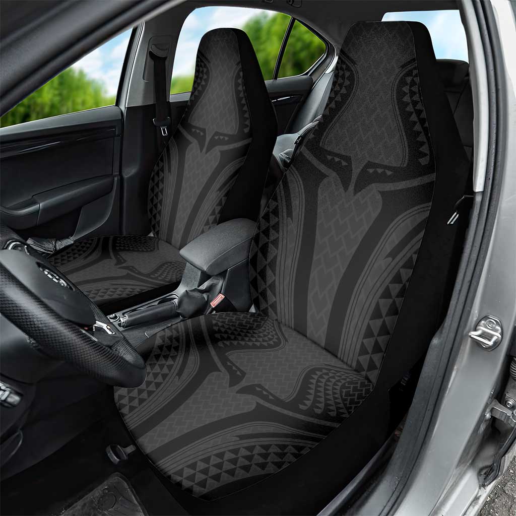 Hawaiian Kakau Art Tattoos Aquaman Style Car Seat Cover Black Version - undefined