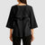 Hawaiian Kakau Art Tattoos Aquaman Style Kimono Sleeve Blouse Black Version - Polynesian Pride