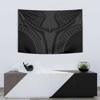 Hawaiian Kakau Art Tattoos Aquaman Style Tapestry Black Version - Polynesian Pride