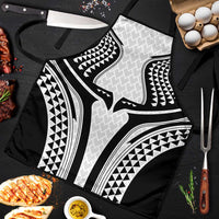 Hawaiian Kakau Art Tattoos Aquaman Style Apron White Version - Polynesian Pride