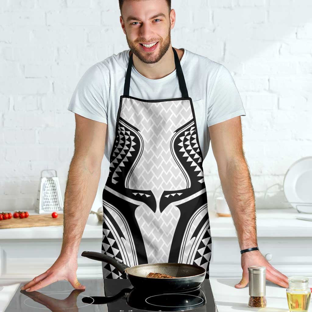 Hawaiian Kakau Art Tattoos Aquaman Style Apron White Version - Polynesian Pride