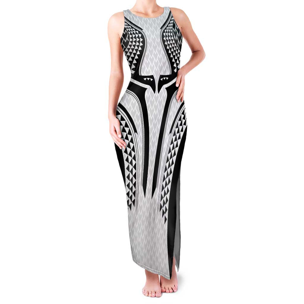 Hawaiian Kakau Art Tattoos Aquaman Style Family Matching Tank Maxi Dress and Hawaiian Shirt White Version - Polynesian Pride