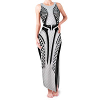 Hawaiian Kakau Art Tattoos Aquaman Style Family Matching Tank Maxi Dress and Hawaiian Shirt White Version - Polynesian Pride