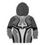 Hawaiian Kakau Art Tattoos Aquaman Style Kid Hoodie White Version - Polynesian Pride
