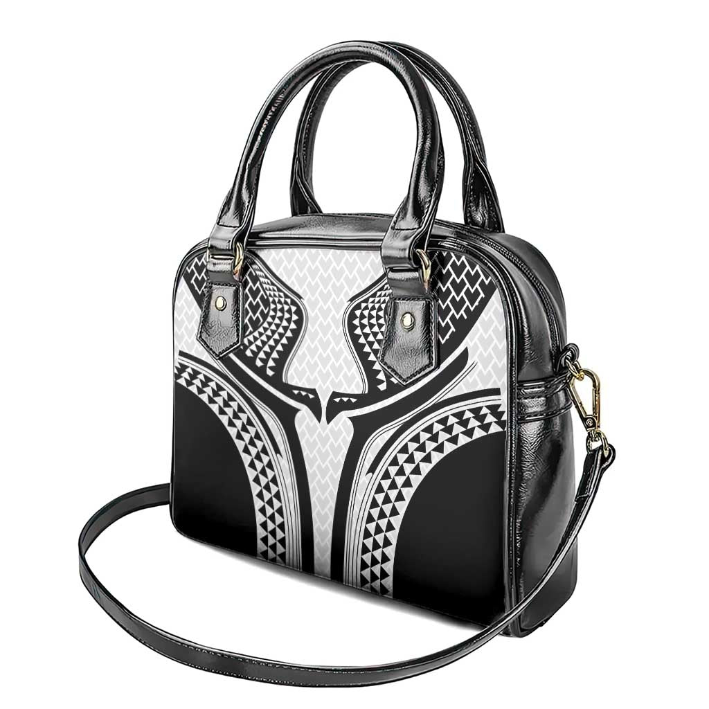 Hawaiian Kakau Art Tattoos Aquaman Style Shoulder Handbag White Version - Polynesian Pride