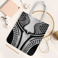 Hawaiian Kakau Art Tattoos Aquaman Style Tote Bag White Version - Polynesian Pride