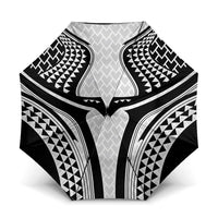 Hawaiian Kakau Art Tattoos Aquaman Style Umbrella White Version - Polynesian Pride