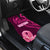 Custom Polynesia Breast Cancer Car Mats Butterfly and Flowers Ribbon Maori Tattoo Ethnic Pink Style LT03 - Polynesian Pride