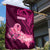 Custom Polynesia Breast Cancer Garden Flag Butterfly and Flowers Ribbon Maori Tattoo Ethnic Pink Style LT03 - Polynesian Pride