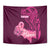 Custom Polynesia Breast Cancer Tapestry Butterfly and Flowers Ribbon Maori Tattoo Ethnic Pink Style LT03 - Polynesian Pride