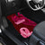 Polynesia Breast Cancer Car Mats Butterfly and Flowers Ribbon Maori Tattoo Ethnic Red Style LT03 - Polynesian Pride