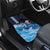 Hawaiian Honu Honi Ihu Car Mats With Plumeria and Kakau Art Pattern