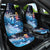 Hawaiian Honu Honi Ihu Car Seat Cover With Plumeria and Kakau Art Pattern