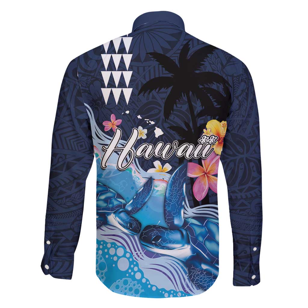 Hawaiian Honu Honi Ihu Family Matching Mermaid Dress and Hawaiian Shirt With Plumeria and Kakau Art Pattern