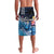 Hawaiian Honu Honi Ihu Lavalava With Plumeria and Kakau Art Pattern