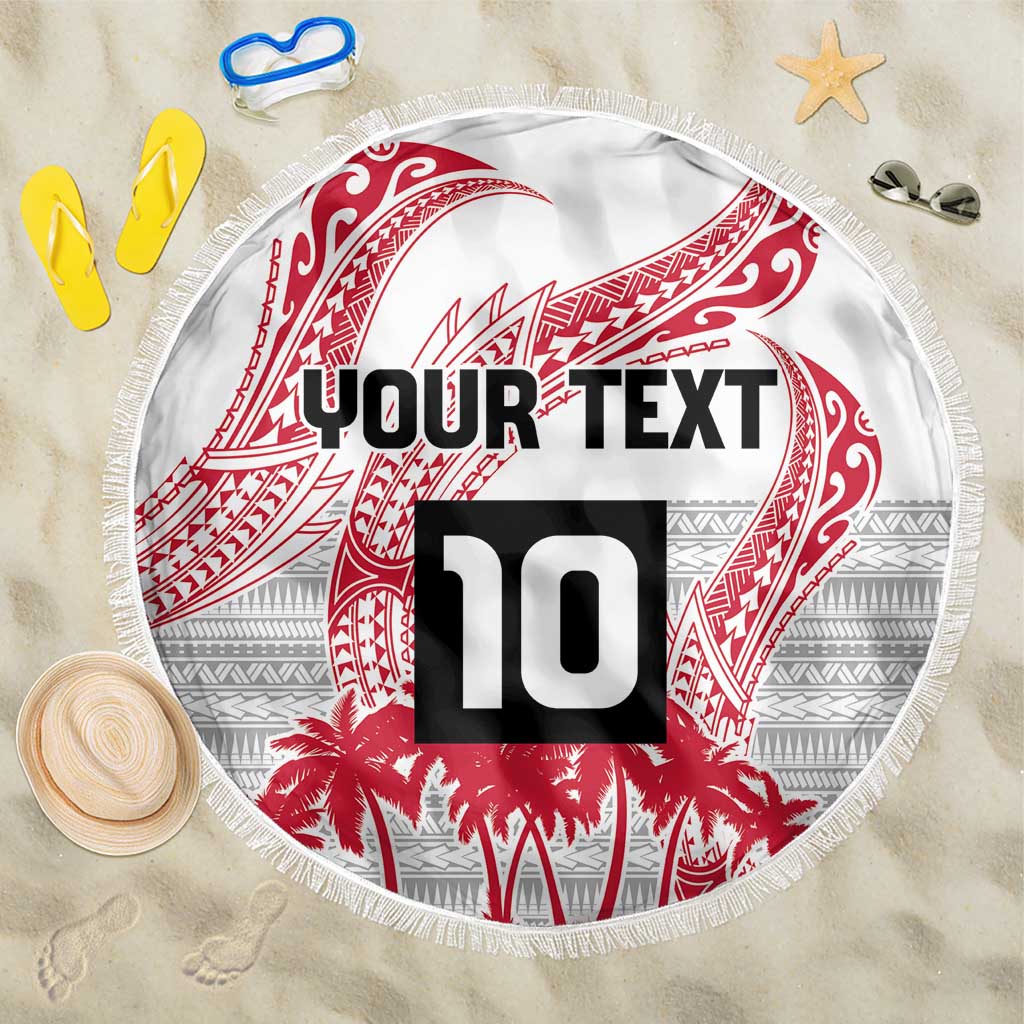 Cook Islands Marathon 2025-Pursuit in Paradise Beach Blanket Red Color