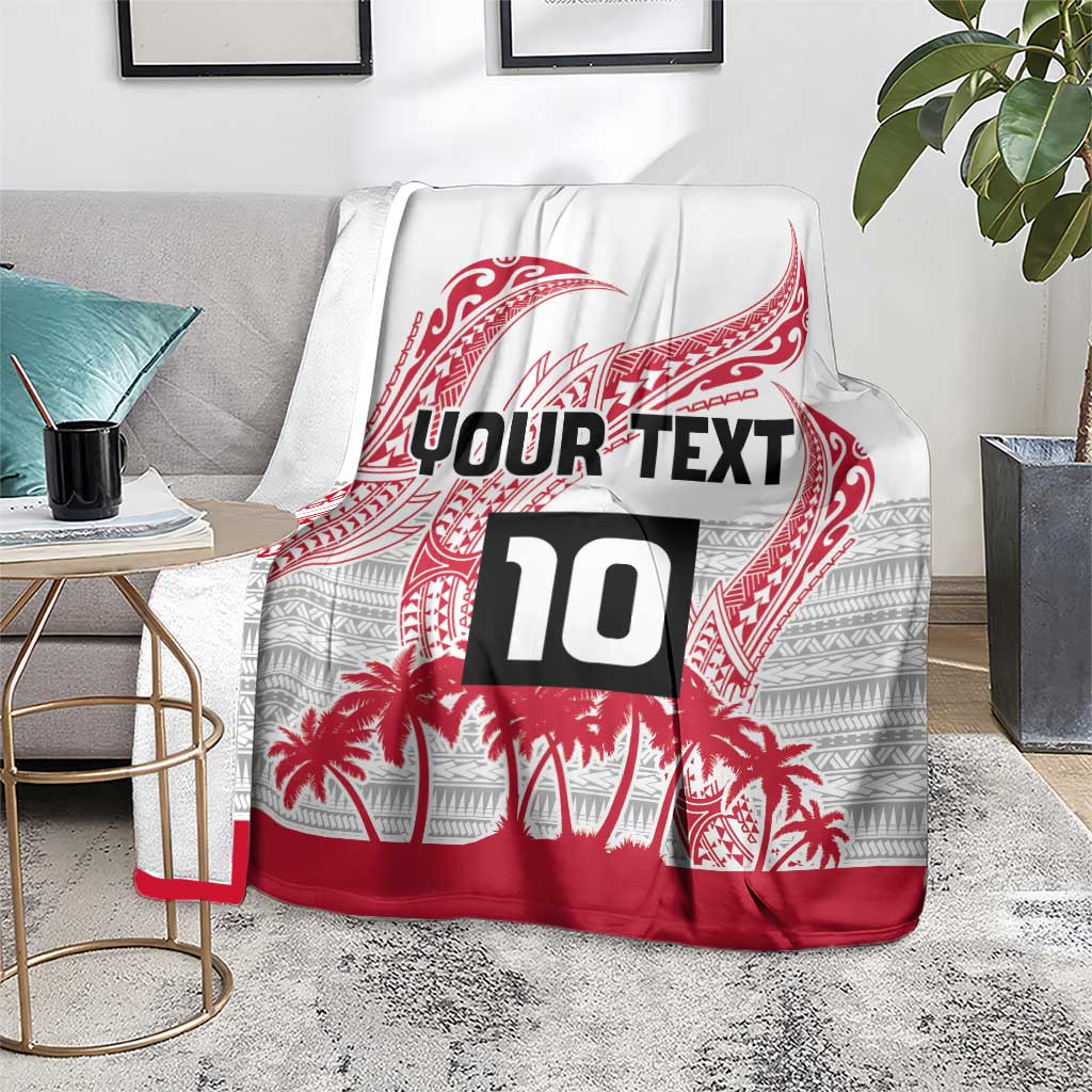 Cook Islands Marathon 2025-Pursuit in Paradise Blanket Red Color