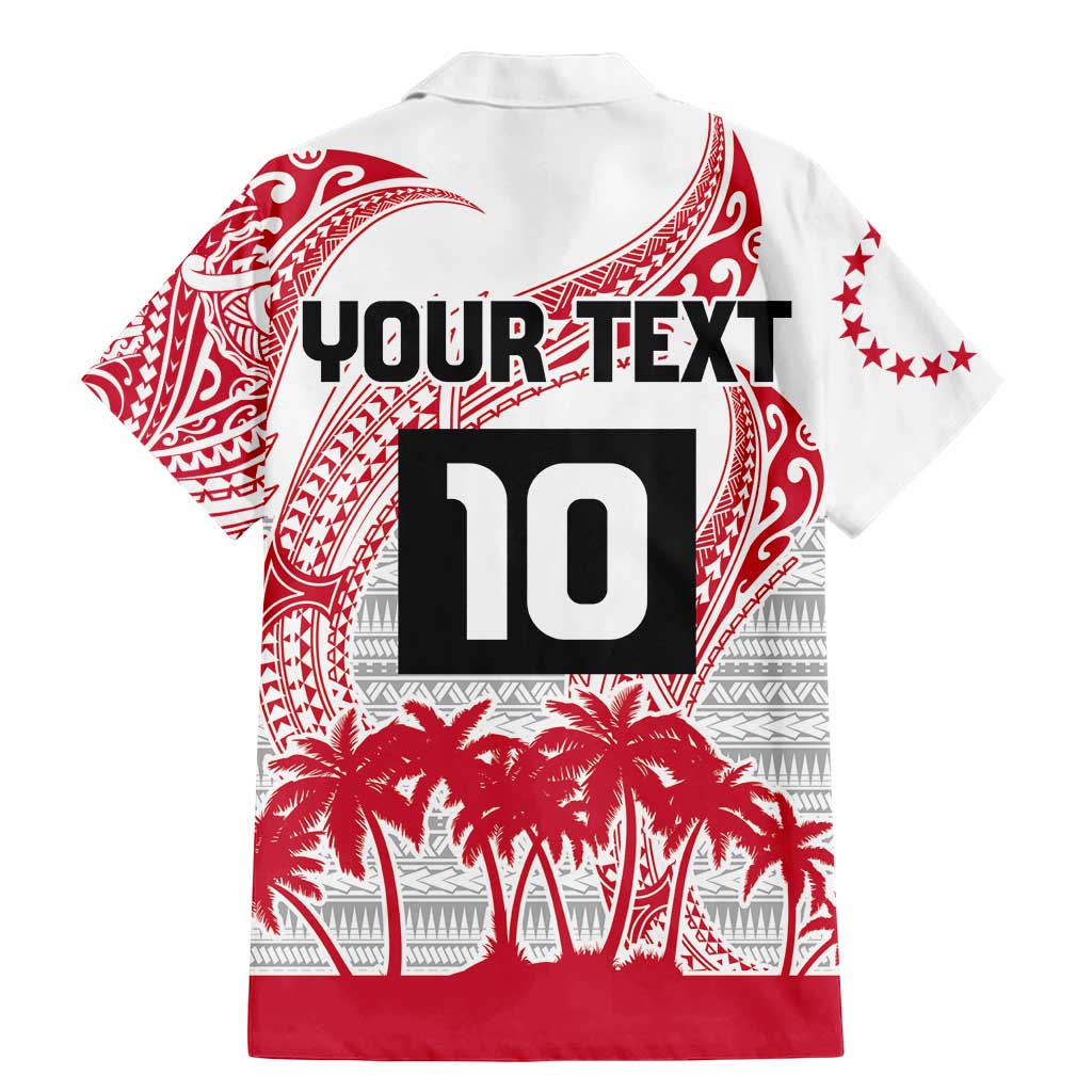 Cook Islands Marathon 2025-Pursuit in Paradise Family Matching Mermaid Dress and Hawaiian Shirt Red Color LT03 - Polynesian Pride